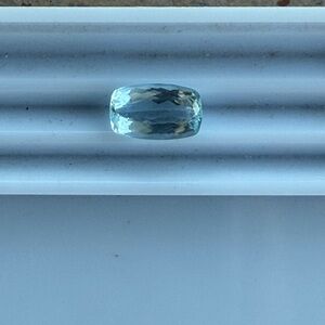 Faceted Aquamarine Blue Gemstone 3.74 carats